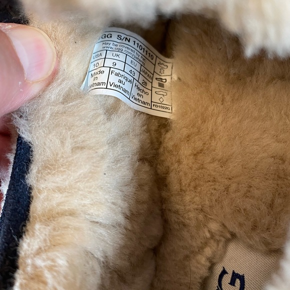 UGG Ascot Slipper Men's 10 - True Navy Suede - Picture 7 of 10